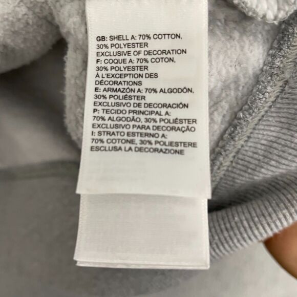 The North Face Half Dome Hoodie Women XL Gray Gorpcore Pullover Sweatshirt - Picture 3 of 9